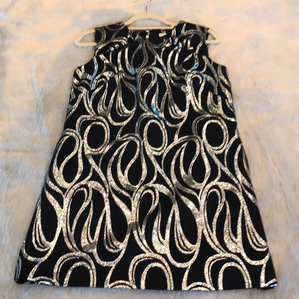 Milly of New York Black & Silver Party Dress- Sz 8
